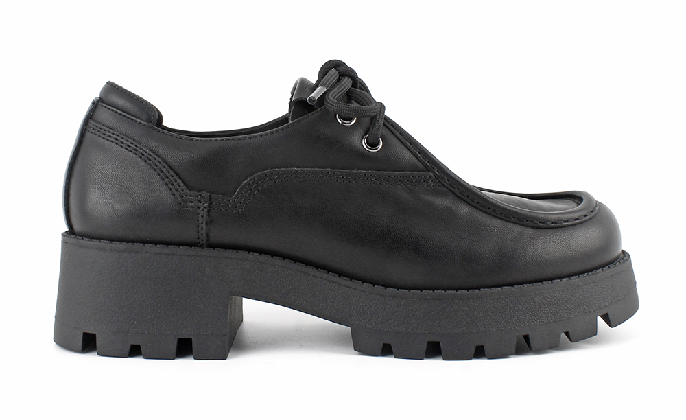Block Heel Lug Sole Loafers 2