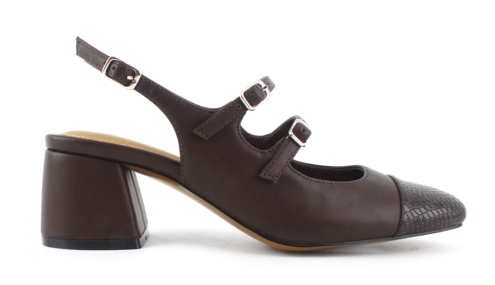 Cap Toe Mary Jane Slingback Pump 2