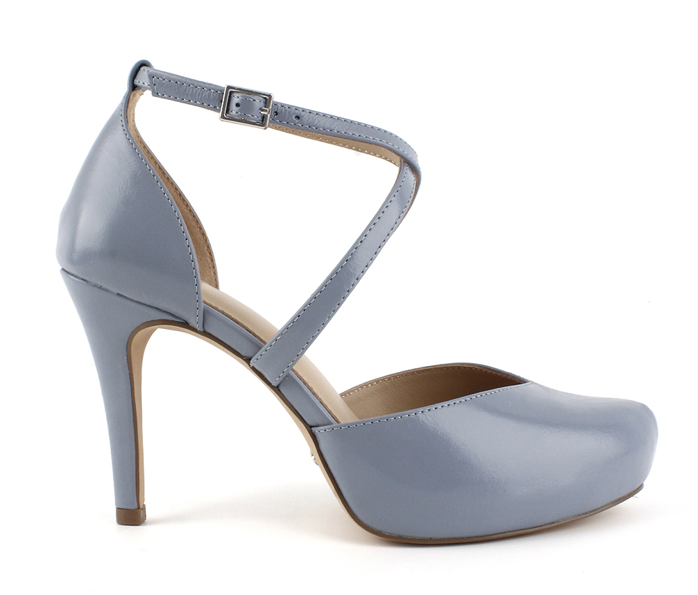 Crisscross Strap Mary Jane Platform Pump