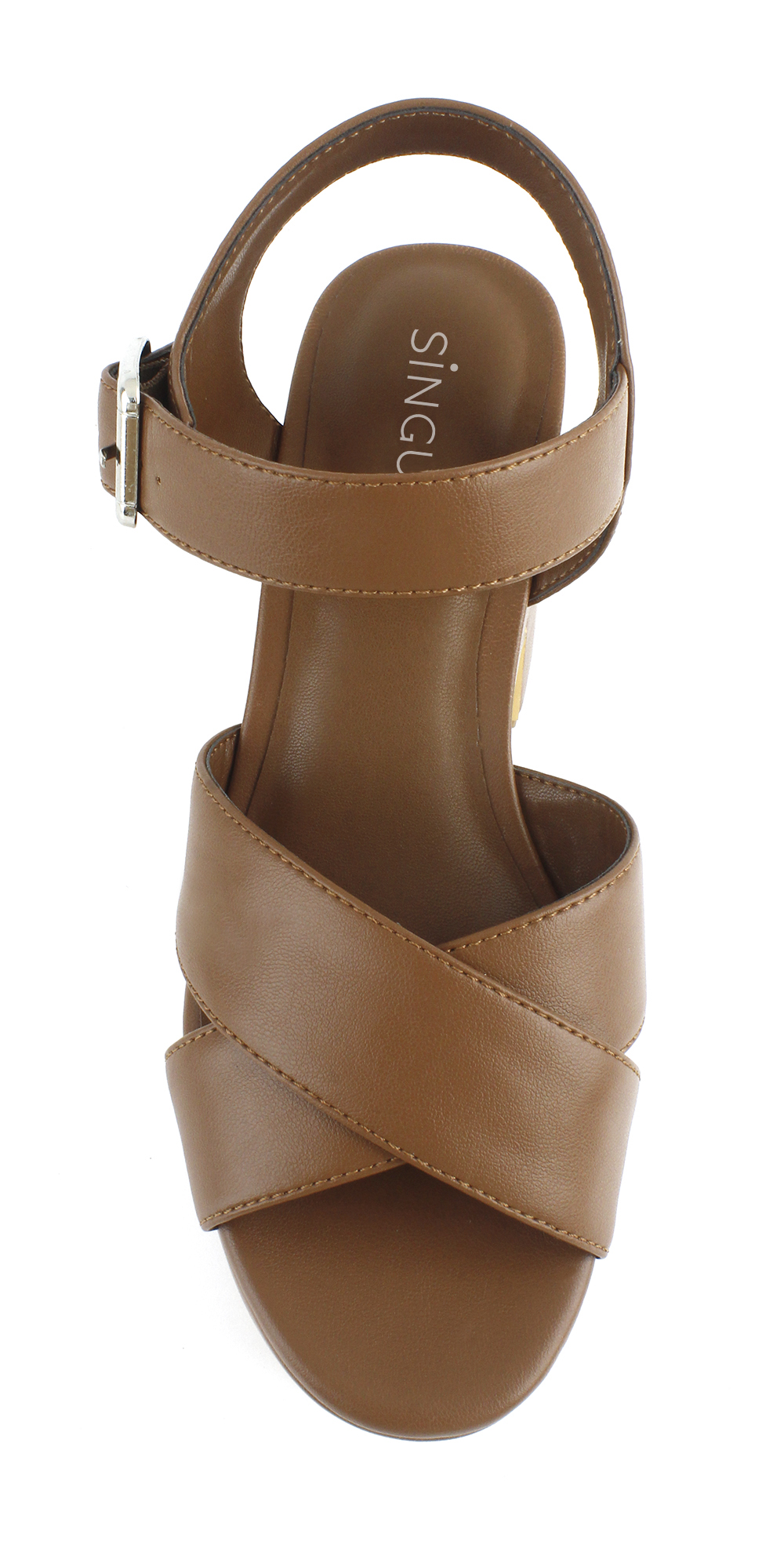 Crisscross Ankle Buckle Platforms 4