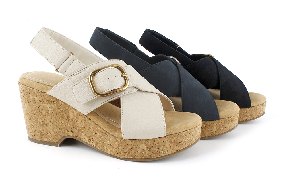 Crisscross Cork-Wedge Platforms 4