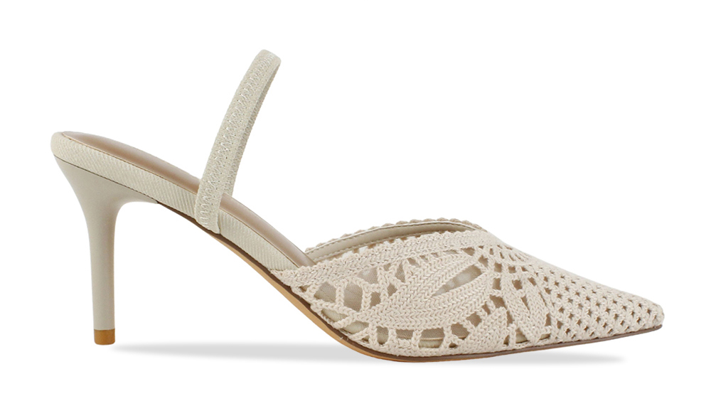 Crochet Woven Slingback Pump