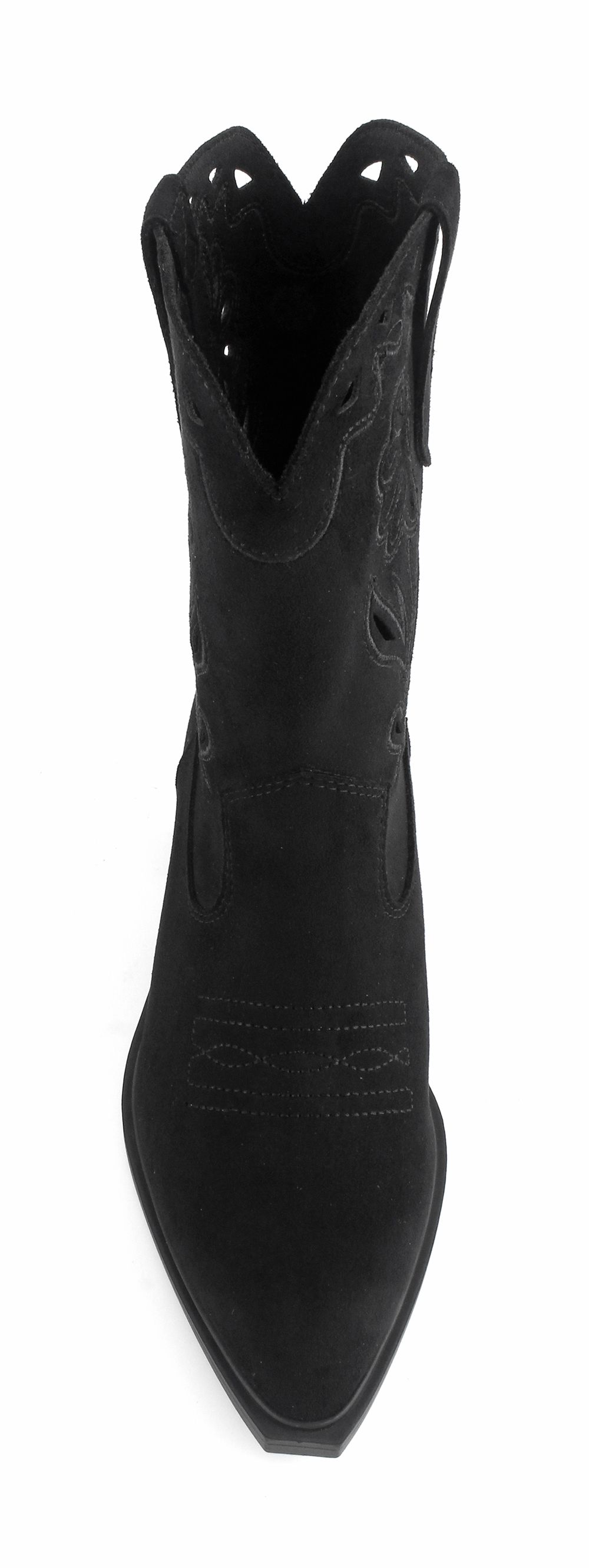 Floral Cutout Western Mid Boots 4