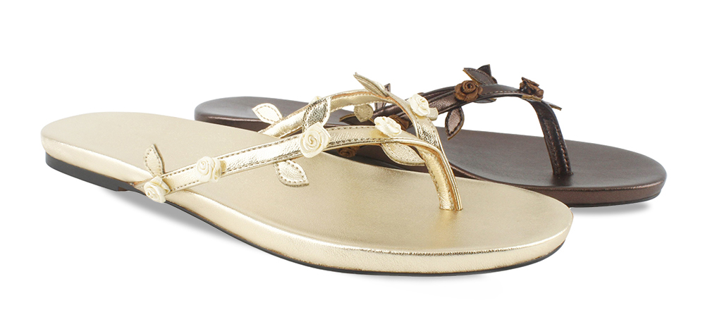 Floral Thong Flat Sandal 3