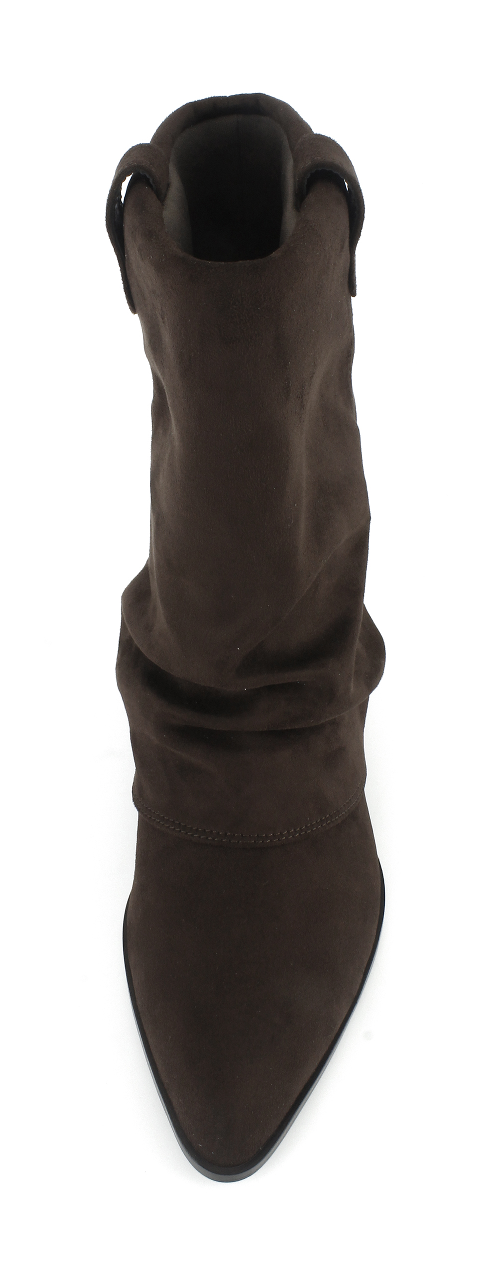 Fold-Over Overlay Pointed-Toe Boots 4