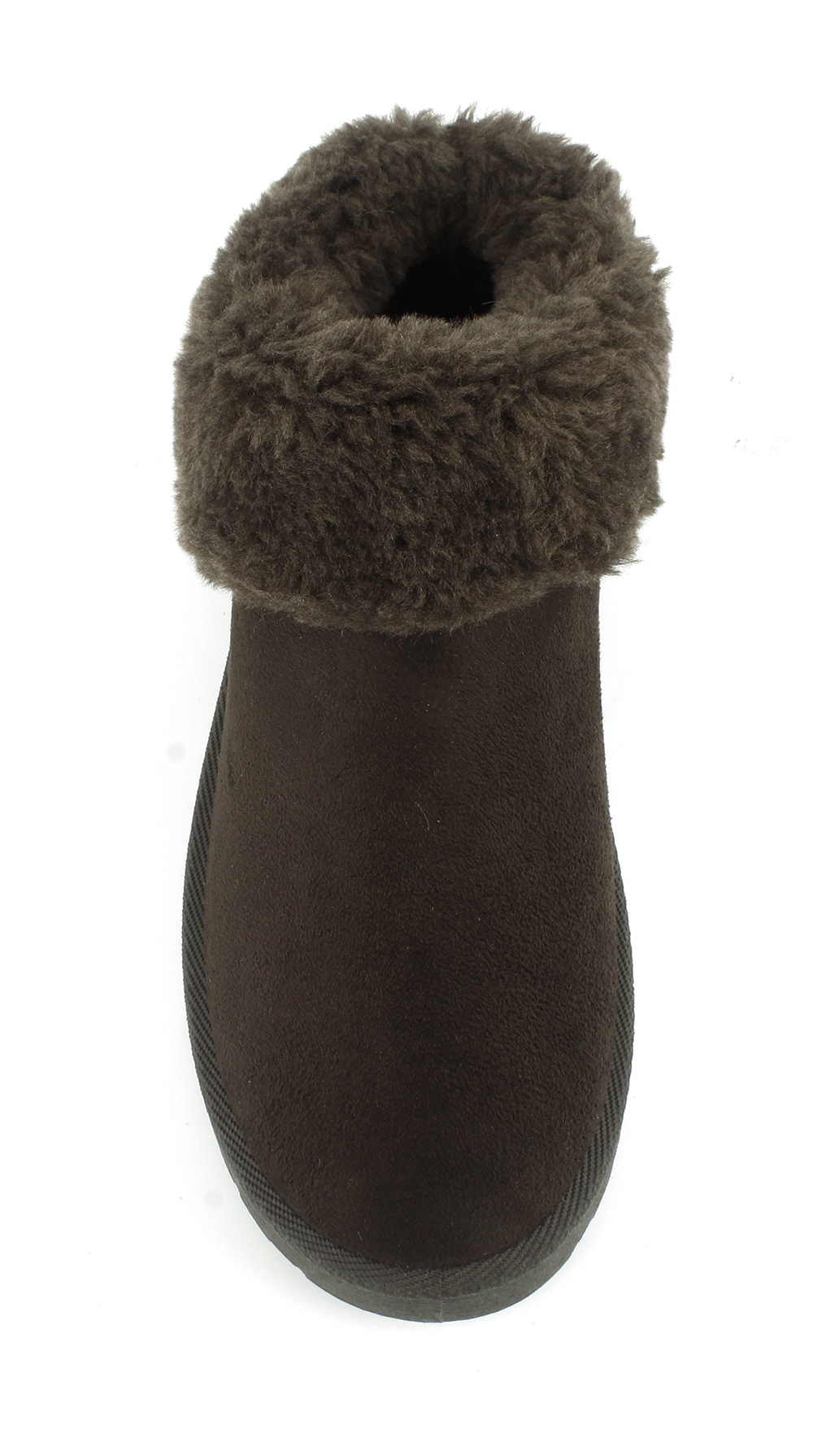 Fur Cuff Suede Ankle Boots 2