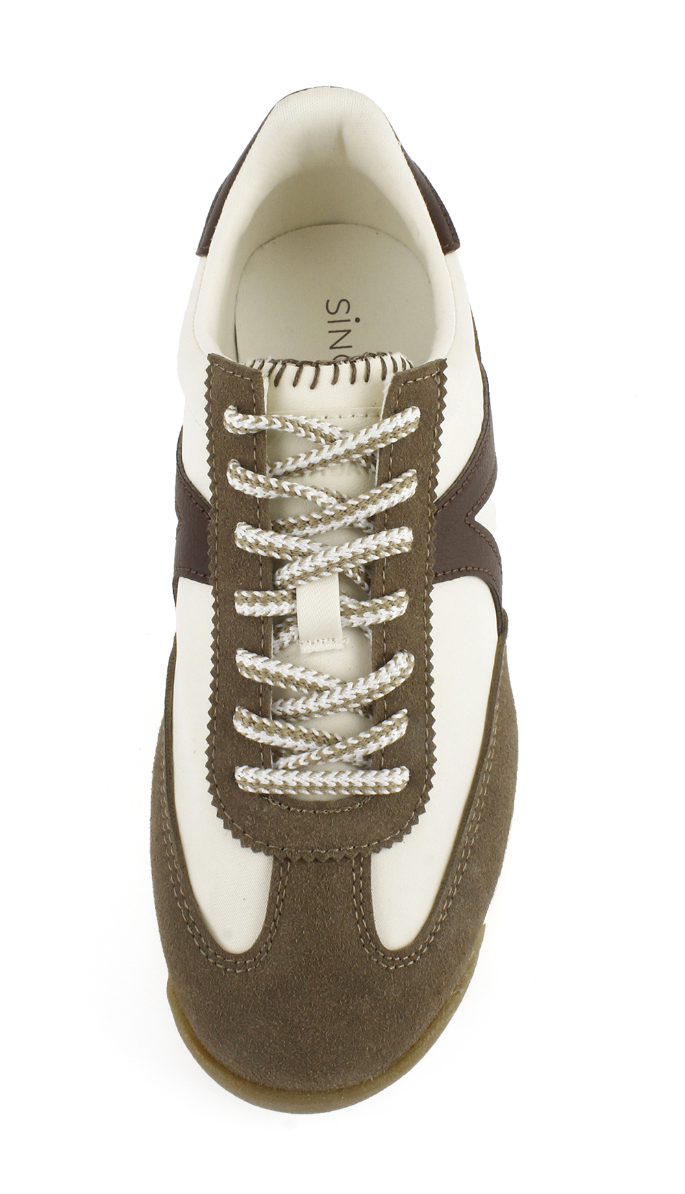 Geometric Overlay Retro Sneakers 4
