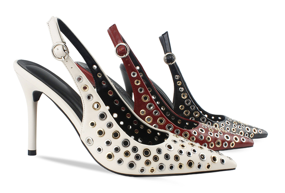 Grommet Cutout Slingback Pump 4