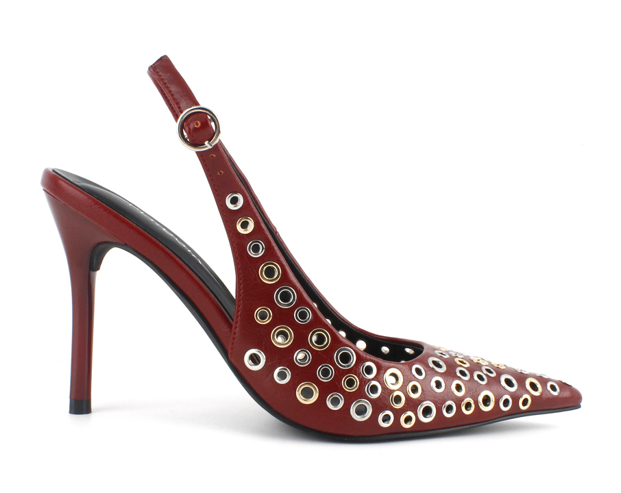 Grommet Cutout Slingback Pump 2