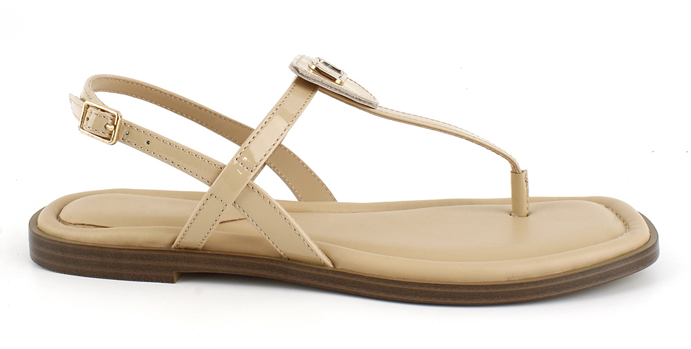 Hardware Accent T-Strap Thong Sandal 2