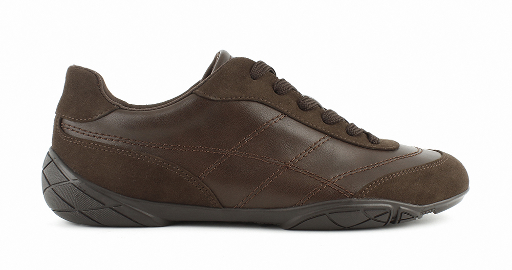 Leather Patchwork Racing Sneakers