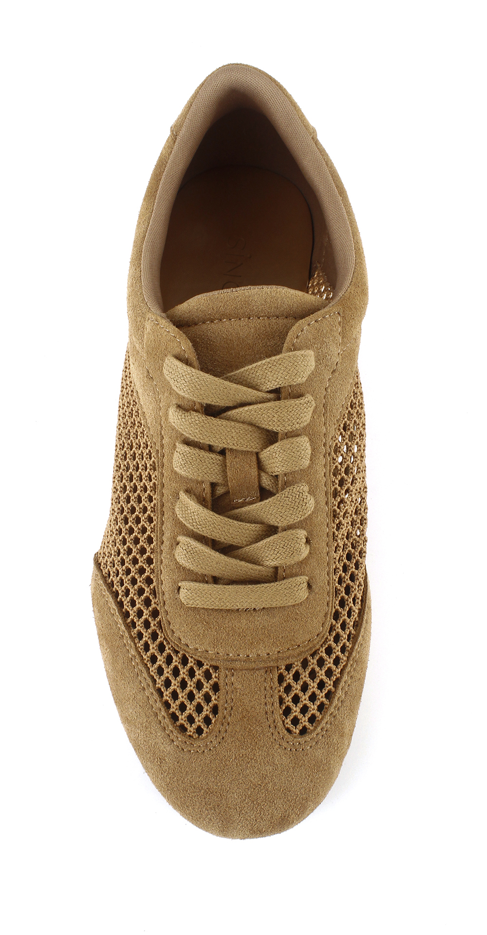 Mesh Panel Suede Low Sneakers 4