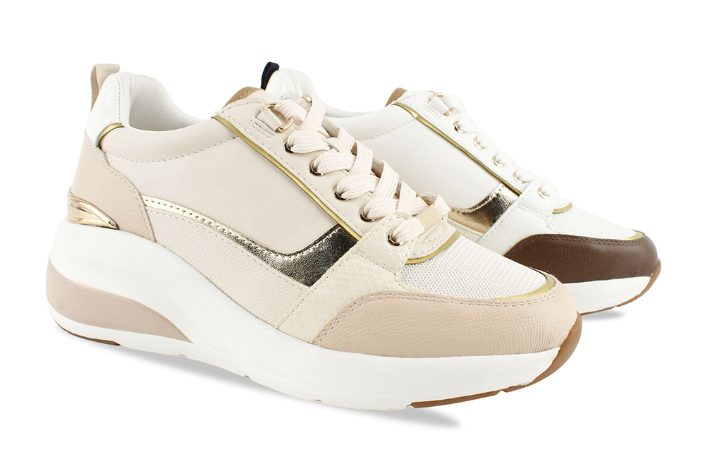 Metallic Trim Chunky Sneakers 3
