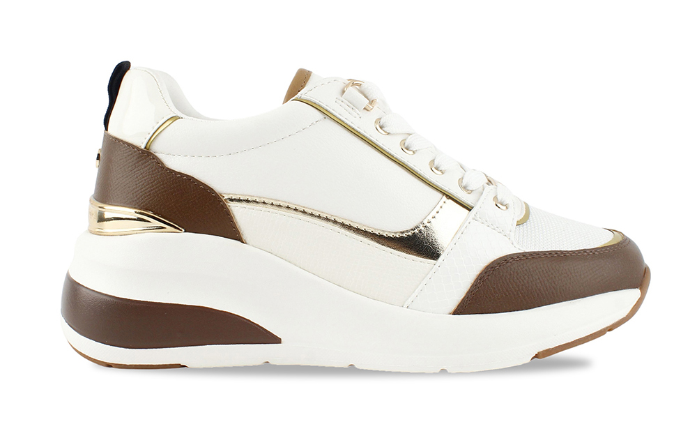 Metallic Trim Chunky Sneakers 2