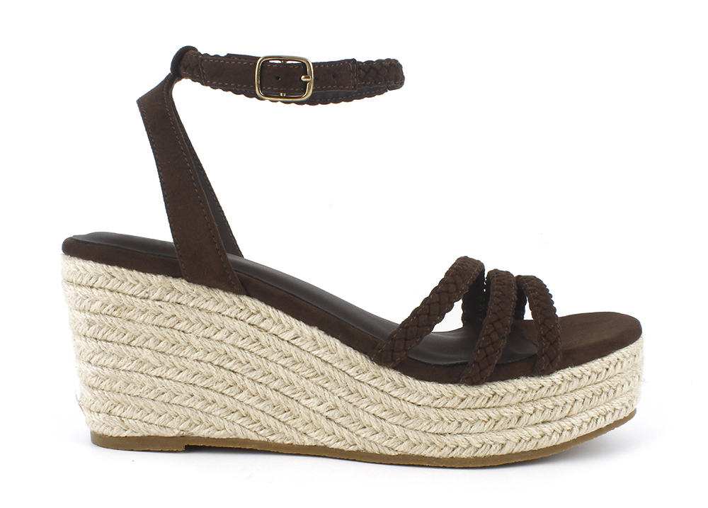 Multi-Material Braided Strap Wedge Platforms 2