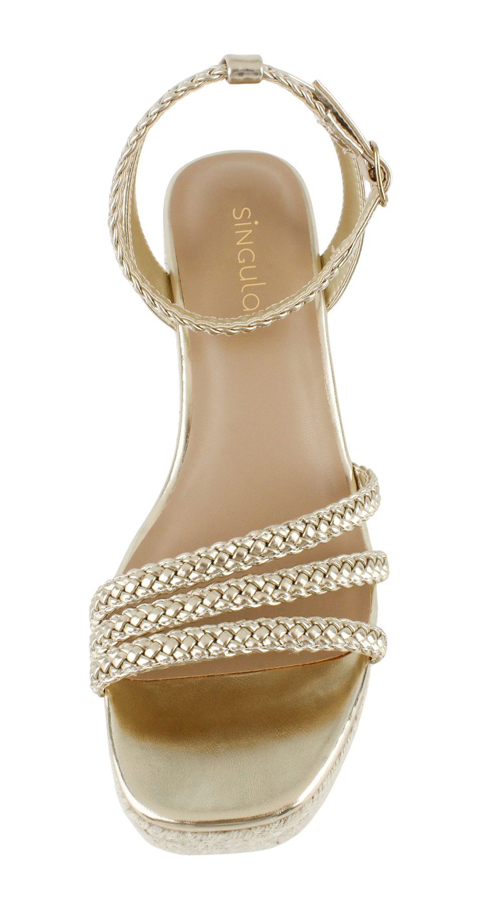 Multi-Material Braided Strap Wedge Platforms 4