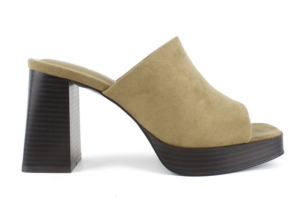 Platform Block Heel Mule Sandal 2