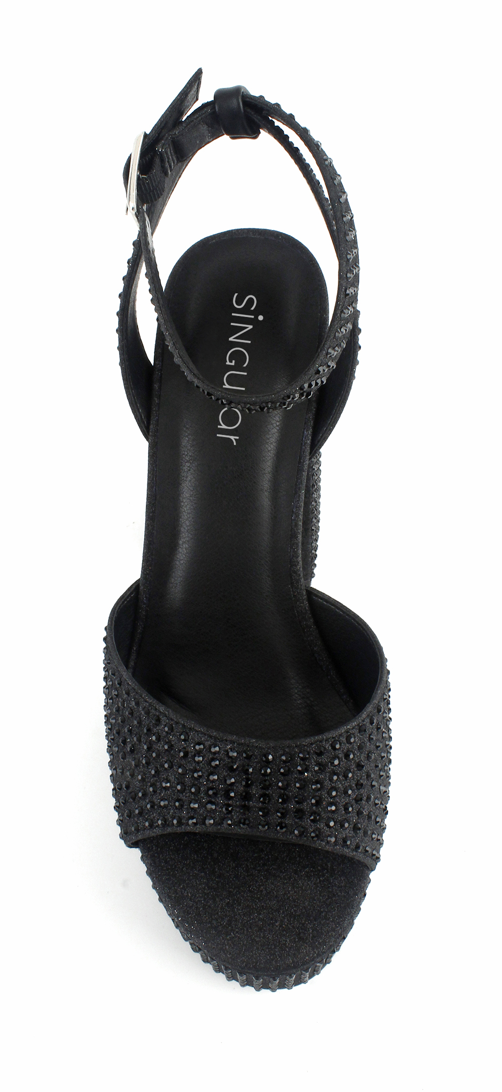 Rhinestone Ankle Strap Ultra-Platforms 4