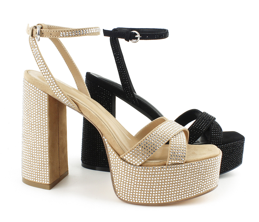 Rhinestone Crisscross Ultra-Platforms 3