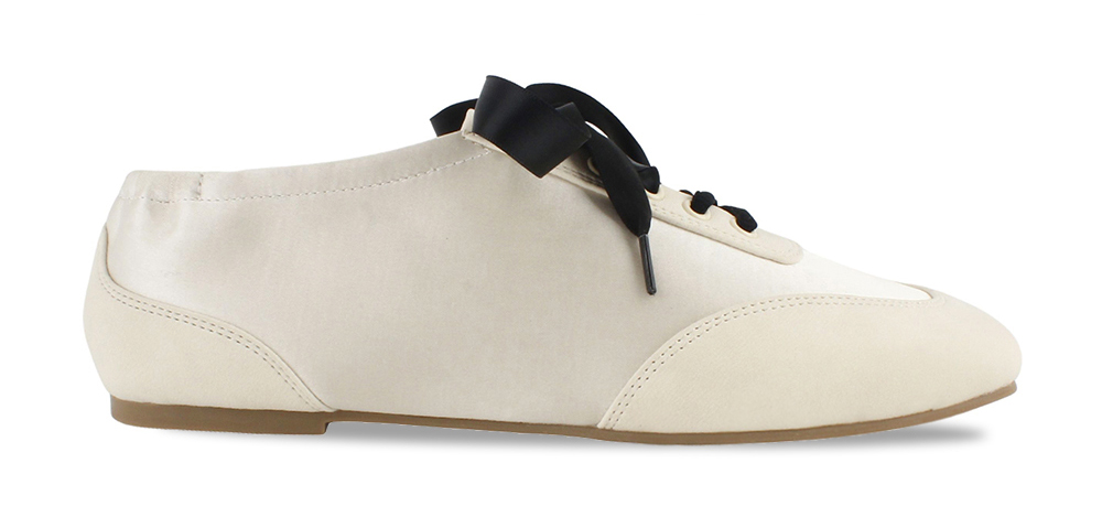 Satin Square Toe Sneakers 2