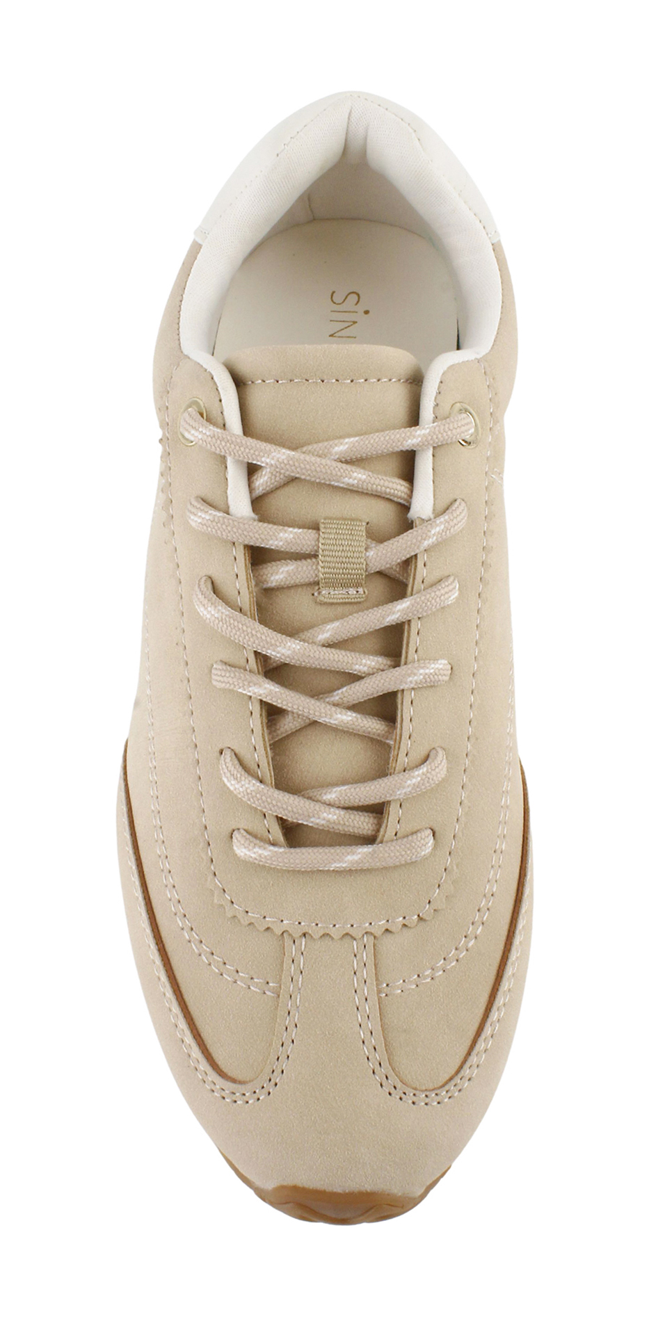 Scalloped Trim Retro Sneakers 4