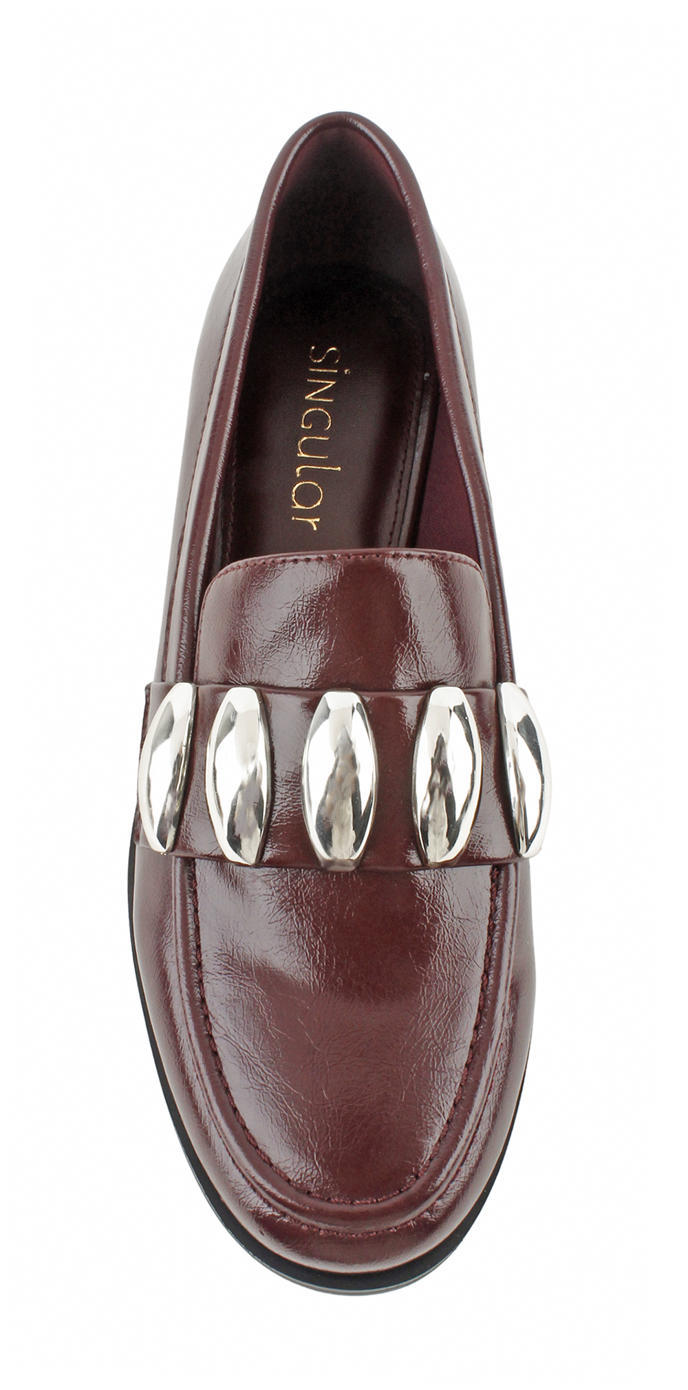 Metal Hardware Accent Flat Loafers 4
