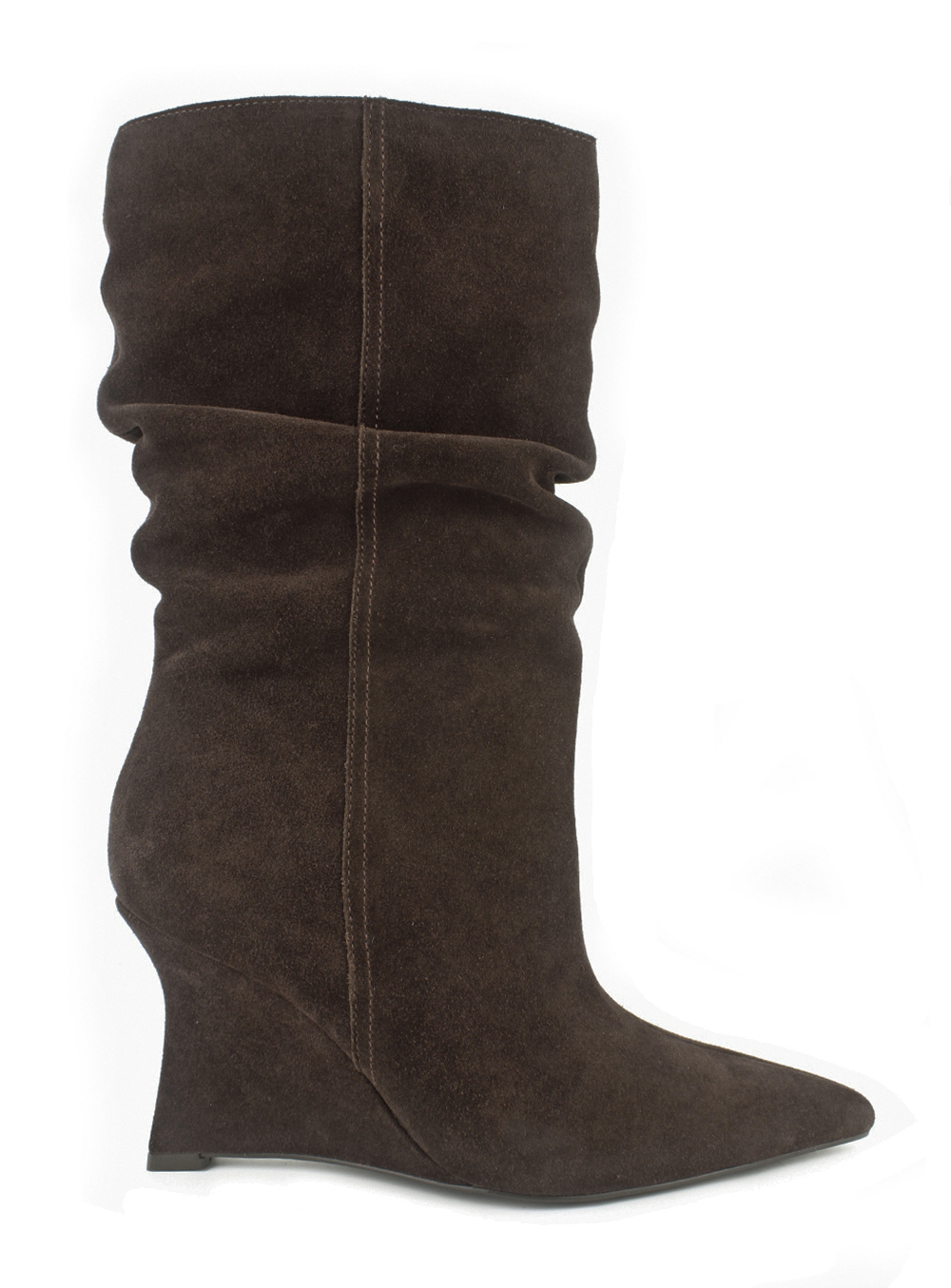 Slouchy Wedge Heel Boots 2