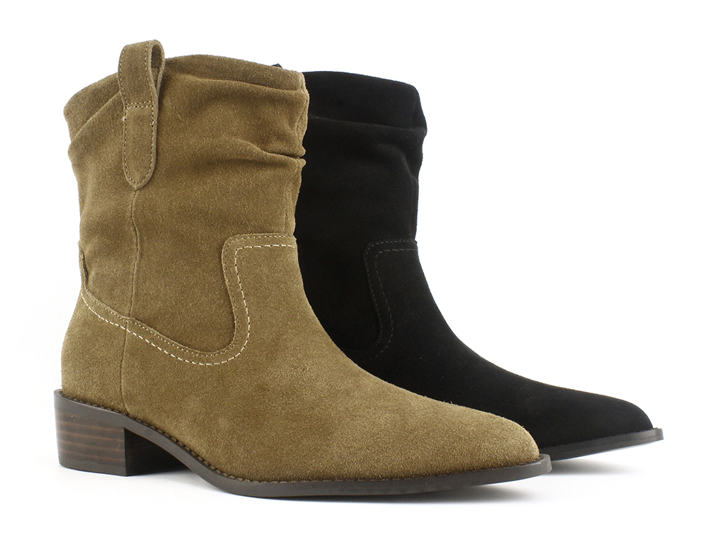 Slouchy Western Mid Boots 3