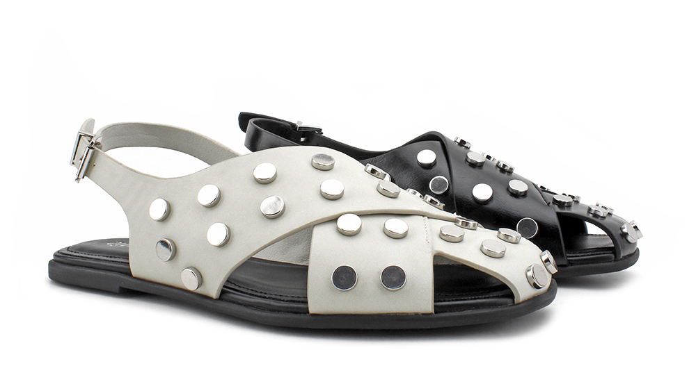 Studded Cross Strap Sandal 3