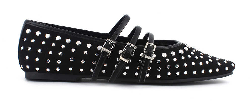 Studded Mary Jane Flats 3