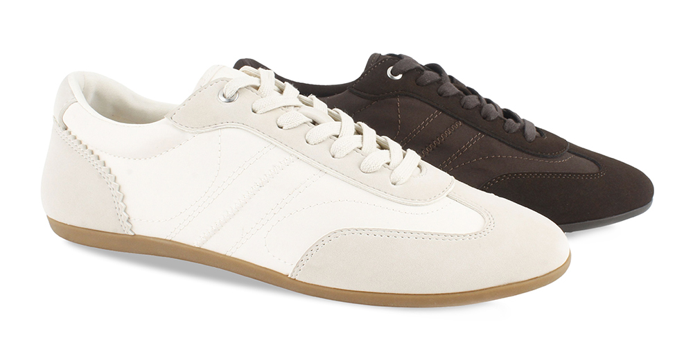 Suede Patchwork Slim Retro Sneakers 3