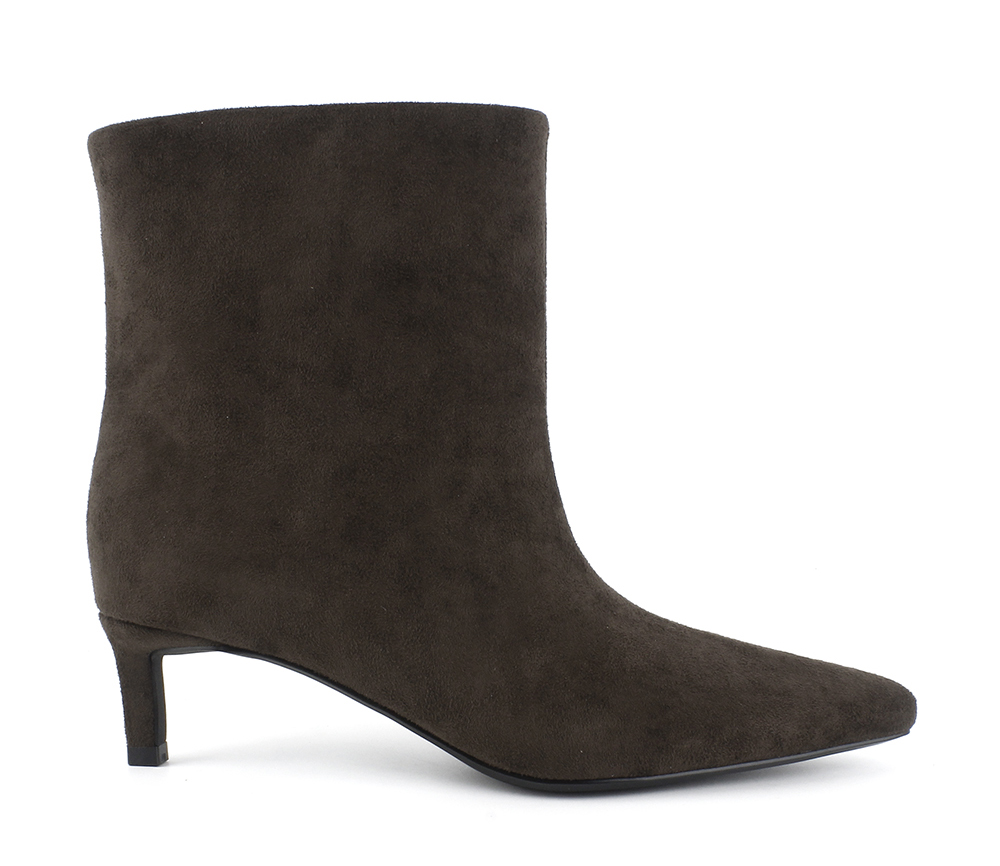Suede Pointed Toe Kitten Heel Slouch Boots 2