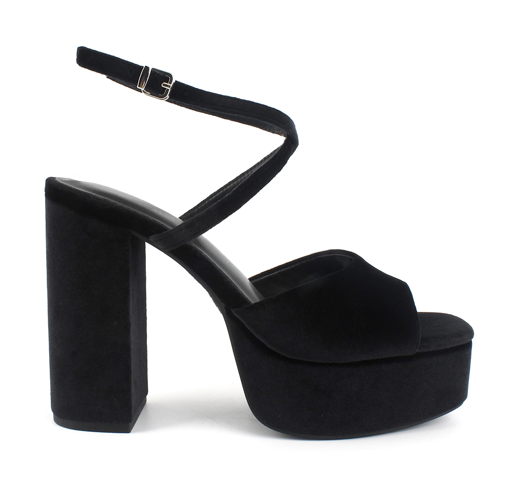 Velvet Ankle Strap Ultra Platforms 2