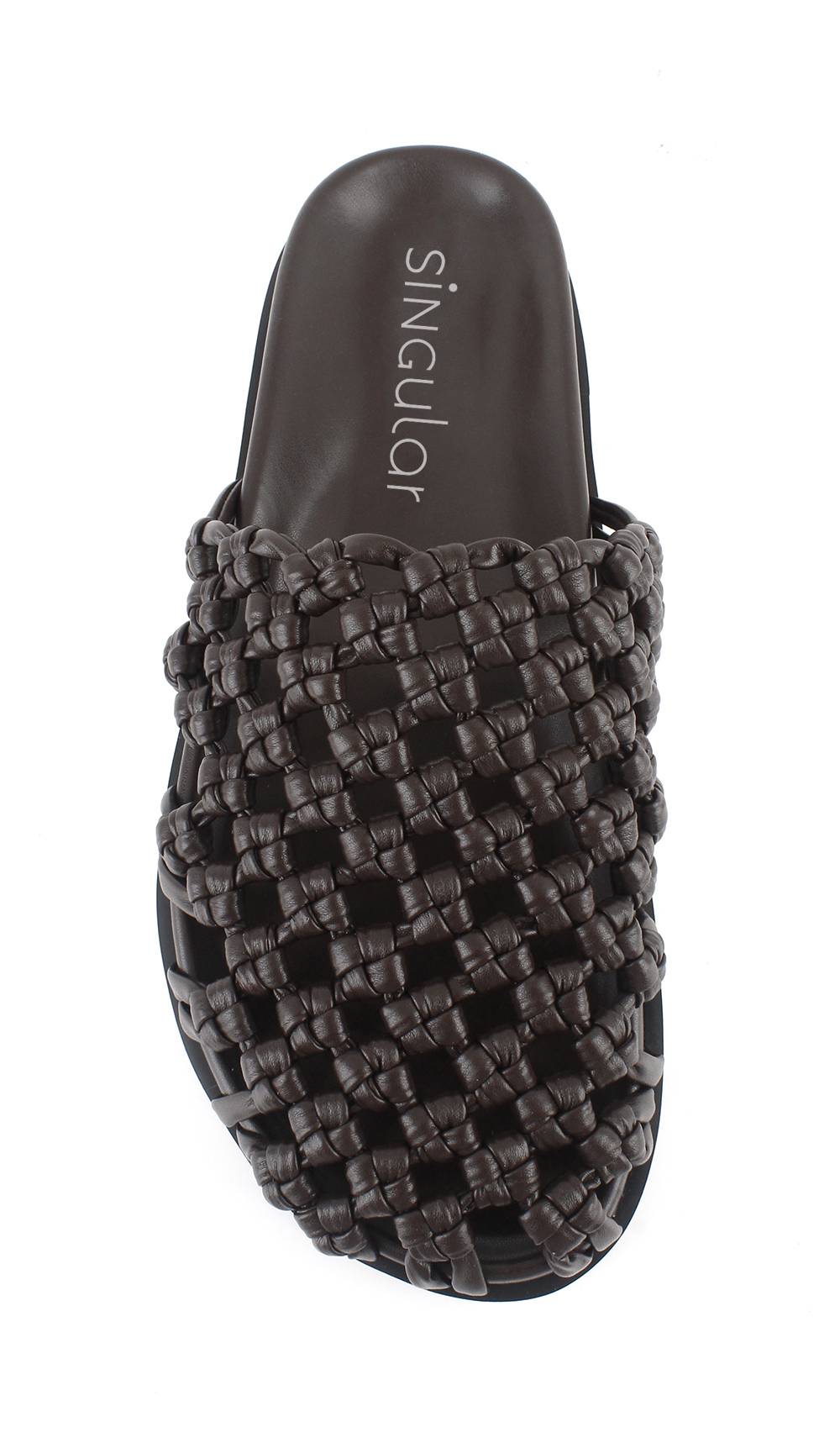 Woven Lattice Flat Clogs 4